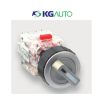 KG-AUTO 메탈 조광형 셀렉터스위치 22파이 KMT-Q3M2D2 KMT-Q3M2V2 KMT-Q3R2D2 KMT-Q3R2V2 원형 고급매입형 3단형, KMT-Q3M2V2(3단 수동 AC), 적색