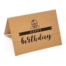 접이식 크래프트 생일 축하 카드 비즈니스 선물 엽서 Mariage 감사합니다 인사말 결혼식 초대장 10 개, [01] S1-10pcs