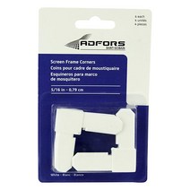 Saint-Gobain ADFORS 스크린 프레임 모서리 5/16인치 화이트 4피스Saint-Gobain, WhiteSaint-Gobain ADFORS