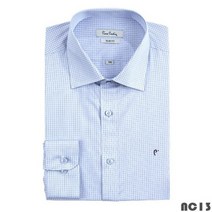 피에르가르뎅 피에르가르뎅 캐주얼 73% 세일!! 투톤 미니 체크 슬림핏 드레스 셔츠 PJDS1965