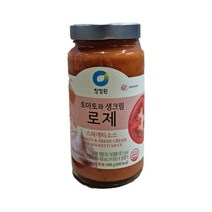 청정원 토마토와생크림 로제 스파게티소스, 600g, 6개