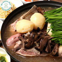 [지엠디콤파니]국내산 한방 자연산 능이 삼계탕 백숙 밀키트 1.5KG, 4팩