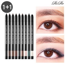 [본사공식] 리르 룩스 젤 워터프루프 펜슬 아이라이너 1+ 1, 선택1:젤_킬블랙|선택2:+딥카키, 단품