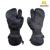 GROOVSTAR 그루브스타 삼지 방한장갑 스키보드장갑 아웃도어장갑 / 색상 배송상품 : 블랙(남성FREE) (스키장갑/보드장갑/스포츠장갑/겨울장갑/기모장갑 추천)