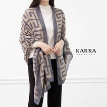 카라 KARRA 격자배색숄스카프_A3F0402