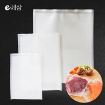 e세상 롤팩x3개 진공포장지 진공포장비닐, 40매입, 대형 파우치(28cm*36cm)