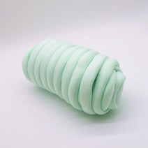 자이언트얀 벨벳실 2~6cm 가방만들기 뜨개실 펫방석 DIY 손뜨개 망고실, 민트 2cm 250g