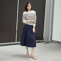 씨제이 [스타일온에어]셀렙샵 에디션 22FW 데님 플레어 스커트(80105864) 234031