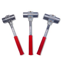 NEW 국산 덕진사 무진동 돌망치 함마 건축 캠핑 텐트 팩 우레탄 자루 파워 해머 망치, 선택2. (신형 빨강)대