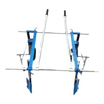 수동 멀칭기 비닐 피복기 무동력 농사, 낮은 능선(0.3-1.5미터) 너비 조절 가능