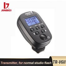 SAENAL JINBEI TR-Q7II TR-V6II 2.4G 무선 트리거 송신기 Speedlite 플래시 리모컨 Canon Nikon Sony Olympus Fuji