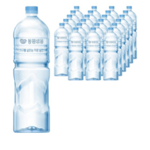 동원샘물 미네랄생수 대용량 무라벨 생수 2L x12개입, 12개