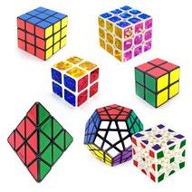 큐브퍼즐 2x2 3x3 칼라 홀로그램 모양큐브 8종, 2x2 큐브퍼즐-홀로그램