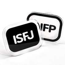 나만의 엠비티아이 MBTI 심플 그립톡, ENFP, 1개, 흰바탕 검은글씨