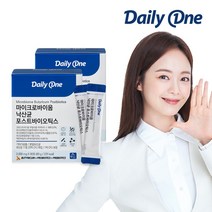 데일리원 전소민 마이크로바이옴 유산균 4세대 생유산균 17종 낙산균 포스트바이오틱스 2000mg 30포, 2통