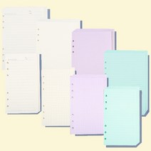 레인몰 6공다이어리 라인모눈속지 40매 A5 A6