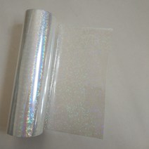홀로그램 호일 투명 작은 원형 Y06 스탬핑 핫 프레스 용지 또는 플라스틱 열 필름, 21cm x 120m_One Size, 21cm x 120m_One Size, 21cm x 120m