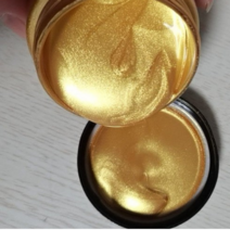 골드 아크릴 안료 펄 아크릴 핸드페인팅 아크릴물감 금색 은색 메탈릭 방수 유체화 재료, H.크리스털 골드 100mlml