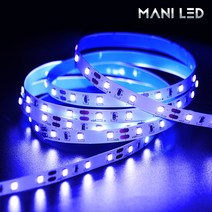 마니LED 주문제작 플렉시블 3528 5050 LED바 12V 24V 10cm, 3528 비방수 흰띠 12V 10cm 블루, 1개