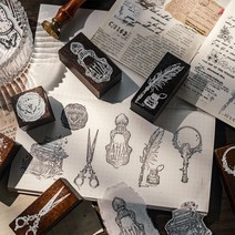 빈티지 소품 다꾸 우드 스탬프 6종, 2.내민손 (WS-589)