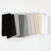 [러브원단] 의류용 립직(골지)시보리 화이트계열 11color, 한마, 멜란그레이