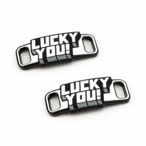 럭키 신발 끈 벨트 금속 에나멜 페인트 AF1 액세서리 레이스 잠금 DIY 운동화 키트