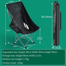 캠핑의자 커밋체어 캠핑좌식의자 그라운드체어 캠핑페어 로우체어 캠핑용의자 Campingmoon-휴대용 접이식, 01 black