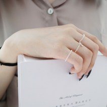 925실버반지 3피스 세트 여자 은반지