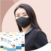 아이코코 KFAD KF94 마스크 50매 프리미엄라인, 블랙 50매, KF-AD, 소형M