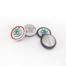 QIGOM 14.8 미리메터 HIFI 단위 부드러운 저음 PU 복합 티타늄 다이어프램 헤드폰 스피커, 02 Black