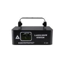 새로운 500mw RGB 레이저 빔 라인 스캐너 프로젝터 DJ 디스코 무대 조명 효과 댄스 파티 웨딩 홀리데이 바, black_미국 플러그