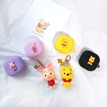 주니아니 푸우 피글렛 버즈라이브 인형 키링 세트, 푸우키링, 옐로우푸우