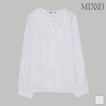 미쏘 미쏘 라운드넥 더블카라 블라우스_MIWBL9906C