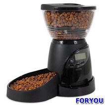 ForU481 펫메이트 리비스트로 자동급식기 5L 블랙 애견용품 급수기 급식기 애견급식기, 상세페이지 참조