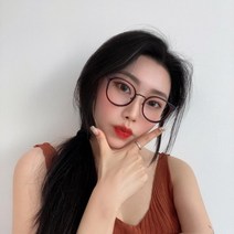 빅사이즈 여성안경테 가벼운 투명뿔테 심플리티 40대