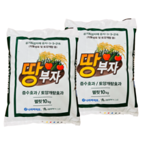 땅부자 10kg 2포 토양개량제 비료 연작장해 생육 개선 펠렛 고추 모두싹 나라바이오