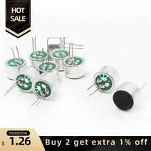 아이돌마이크 새로운 판매 10 PCS 97mm X 7mm 2 핀 캡슐 일렉트릿 콘덴서