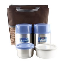 키친아트 진공 보온도시락 TWIN