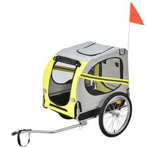 자전거 웨건 바이크트레일러 반려견 외출 연결장치, 오렌지