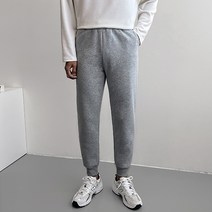 남자 리드 기모 트레이닝 조거 팬츠 6color 일자핏 면밴딩 겨울츄리닝 운동복 옷 코디