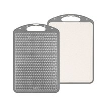 안녕 우리집 벌집형 양면 스텐레스 도마 (대 46*31 소 39 * 26cm)