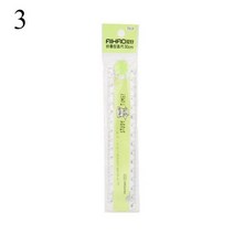 신제품 귀여운 카와이 학습 시간 컬러 접는 눈금자 30CM 를 위한 다기능 DIY 드로잉 학생 사무실 학교 문구 116398, 녹색