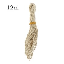 마닐라로프 50m80m100m 수제 대마 린넨 코드 밧줄을 묶는 삼베 꼬기 로프 문자열, 12m, 12m