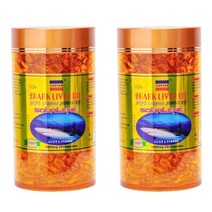 호주 코스타 상어간유 리버 오일 스쿠알렌 1000mg 365캡슐 2팩