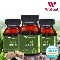 [웰리트(Welleat)] HACCP인증 노니 올인원 정 (600mgX60정), 3개