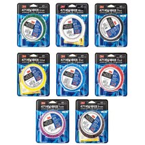 3M 471 PVC 바닥 라인테이프 32.9m 황 녹 적 검 청 백 바닥테이프 3M라인테이프 3m라인테이프 라인 471, 그린