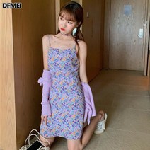 DFMEI 나시 스커트 여 원피스 여 A라인 스커트