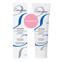 엠브리올리스 Embryolisse Lait-Crème 센서티브(98% 천연 성분) 페이스 크림 및 메이크업 프라이머 - 민감한 피부를 위한 데일리 모이스처라이저 100ml(3.4