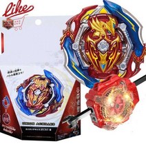 베이블레이드 배이블레이드 Laike GT B-150 유니온 Achilles CnXtend + Retsu Spinning 탑 B150 Bey 런처 박스 세트, Spark Ripcord Set