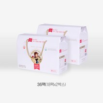 [맘스초이스 건강주스 건강즙] 어린이 사과주스 선물세트 (총 36팩 100ml*18팩*2박스)